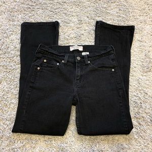 Vintage Black Levi Stretch Bootcut Jeans